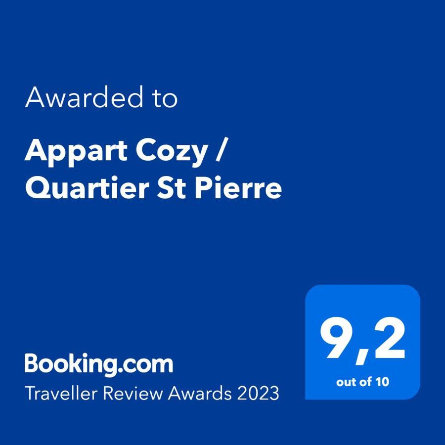 Appart Cozy / Quartier St Pierre Bordeaux Eksteriør billede